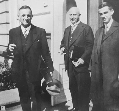 Martin Niemöller, Fritz Müller, Franz Hildebrandt.