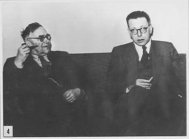 Karl Barth und Gustav Heinemann 1951.